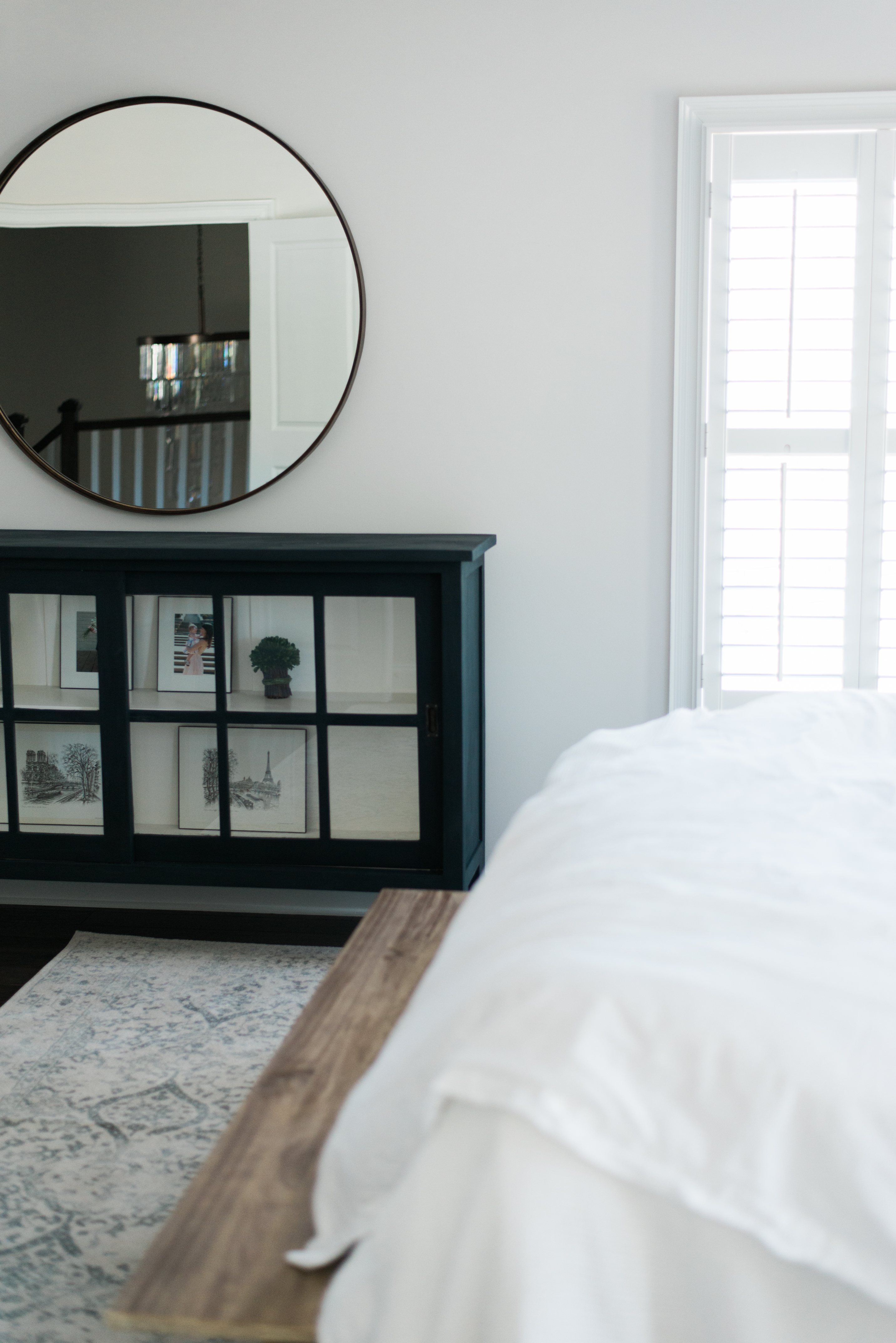 Need a bit of master bedroom design inspiration? Motherhood and Lifestyle Blogger Meghan Basinger is sharing her latest reveal of her master bedroom and how she created this stunning space!