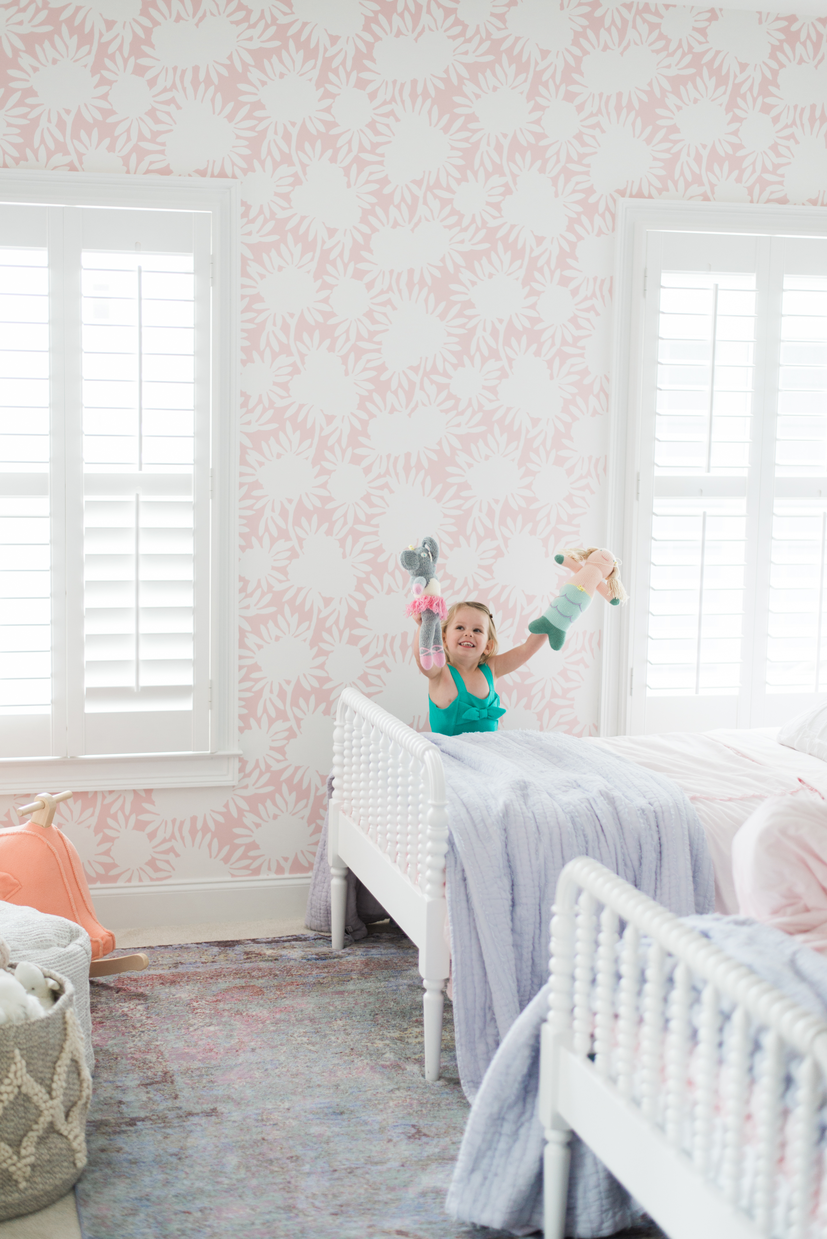 Bookmark this post ASAP! Lifestyle and Motherhood Blogger Meghan Basinger is sharing the perfect whimsical and girl toddler girls room reveal.